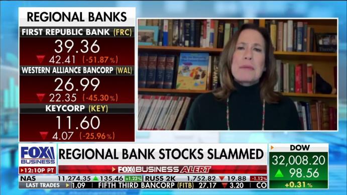 Former FDIC Chair Sheila Bair discusses the fallout from SVB's failure and assesses the stability of the regio<em></em>nal banking system on "The Claman Countdown."