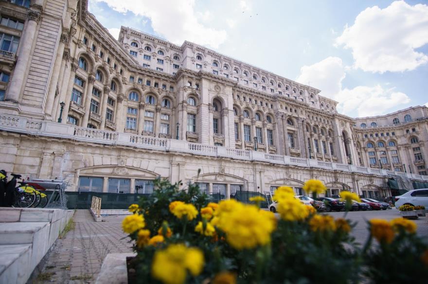 Today, the Chamber of Deputies still meets in one part of the complex: the Palace of Parliament in Bucharest. (dpa Photo)