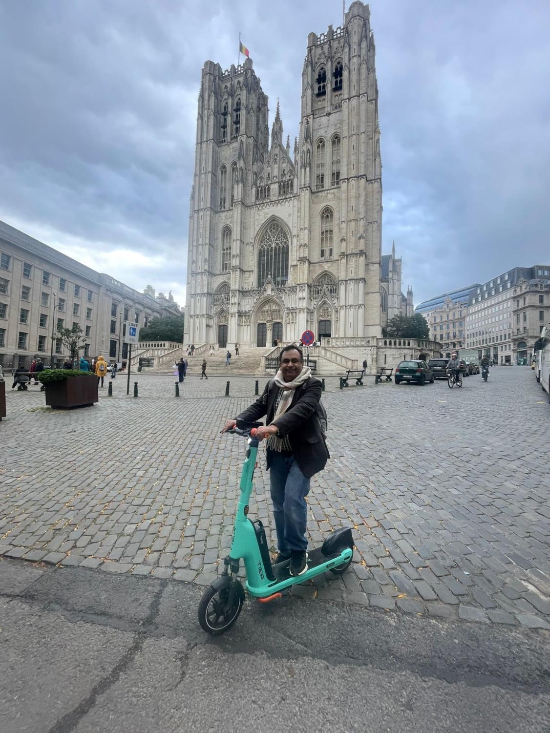 Irfan Raja during his Brussels trip, Belgium. (Photo by Irfan Raja)